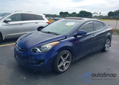 2011 Hyundai Elantra Limited from USA, damaged, VIN 5NPDH4AE2BH052490